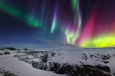 Aurore boréale en Finlande