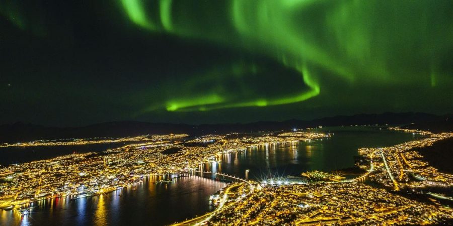 Aurore boréale à Tromso - Norvège