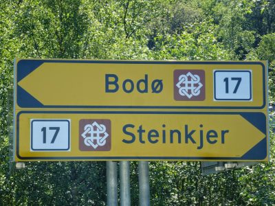 La route nationale et touristique 17 entre Steinkjer et Bodo - Norvège