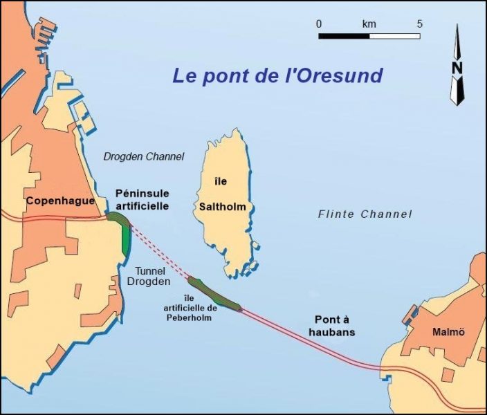 Le pont de l'Oresund (Suède - Danemark) 