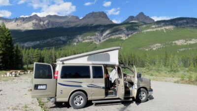Campground Ruisseau Silverhorn - La route des Glaciers - Rocheuses canadiennes