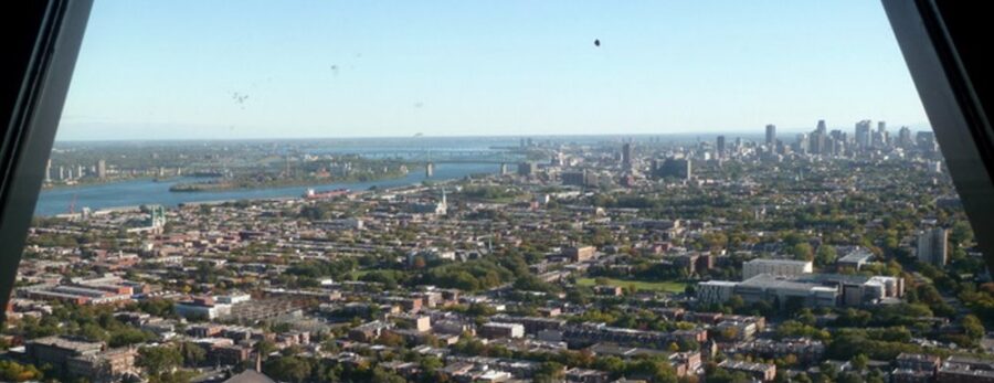 Montréal depuis la tour olympique