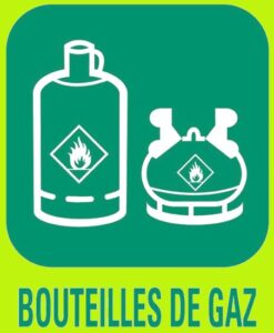 Les bouteilles de gaz